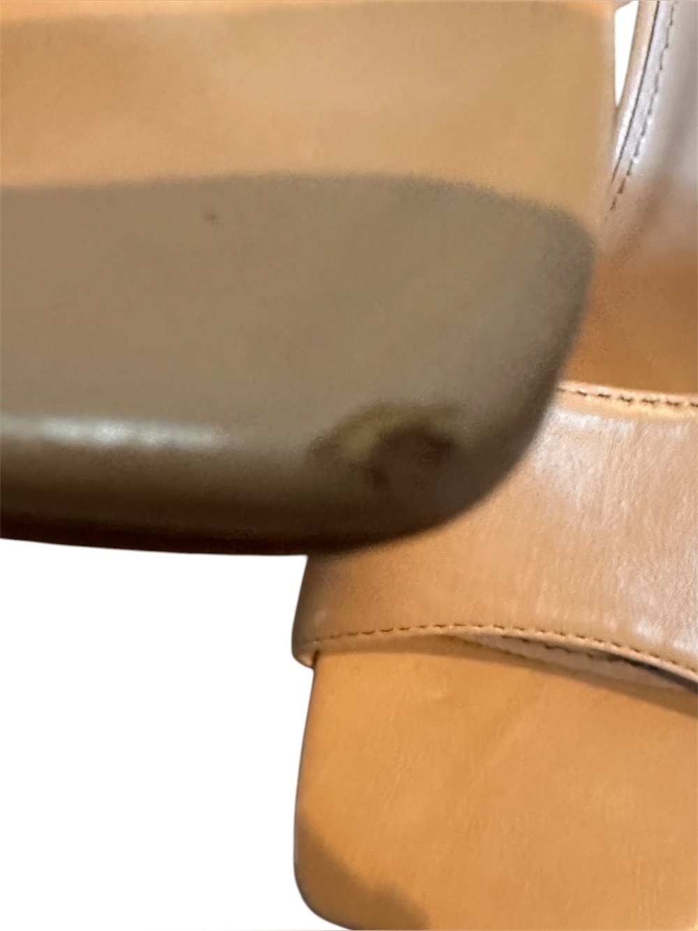 Forever 21 Beige Open-Toe Slide Heels, mule size 8.5 - Picture 6 of 6